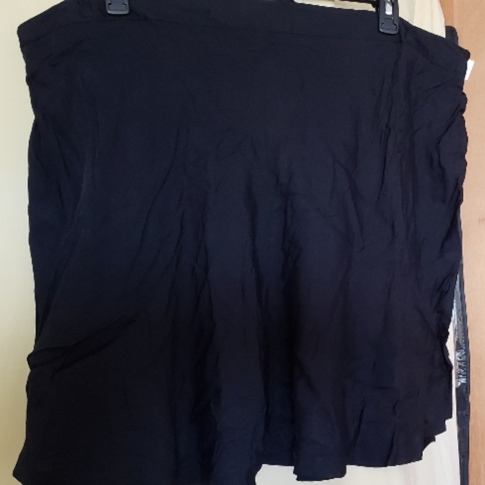 Plus Size Black Skirt